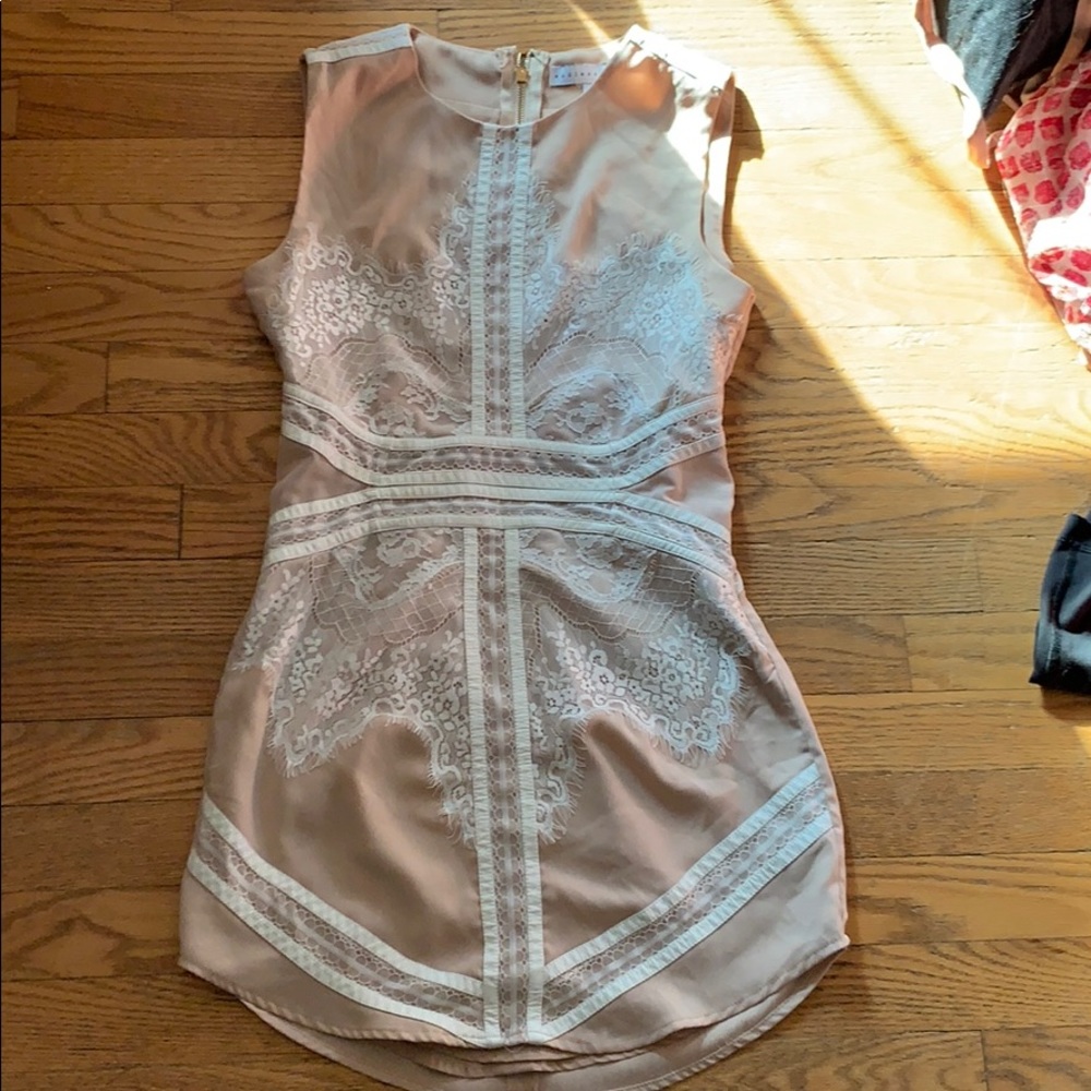 Endless rose white lace dress